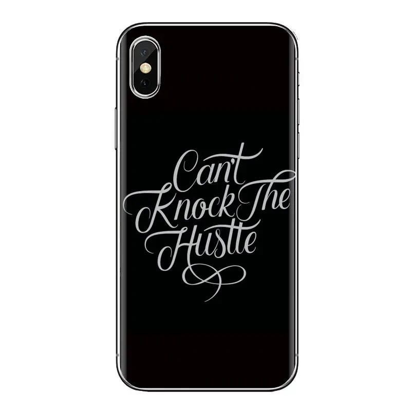 Не могу стучать hustle Art Quote TPU Прозрачный чехол для iPod Touch Apple iPhone 4 4s 5 5S SE 5C 6 6S 7 8 X XR XS