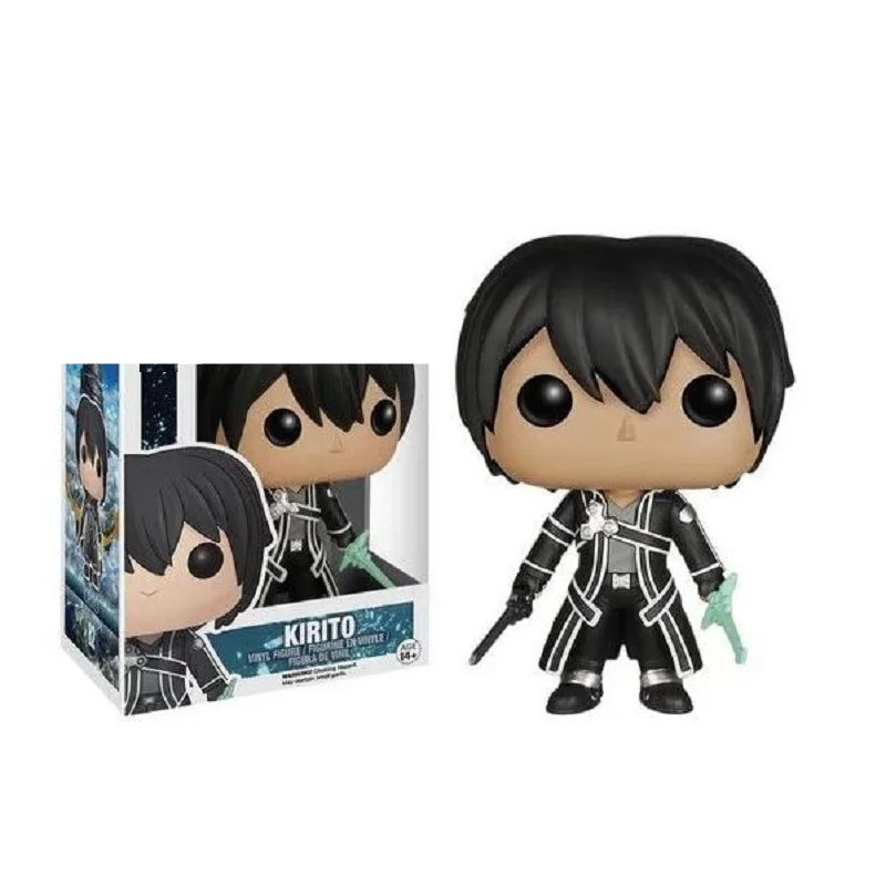Funko японская анимация меч искусство онлайн Kirito 82 # японское аниме 10 см мультфильм