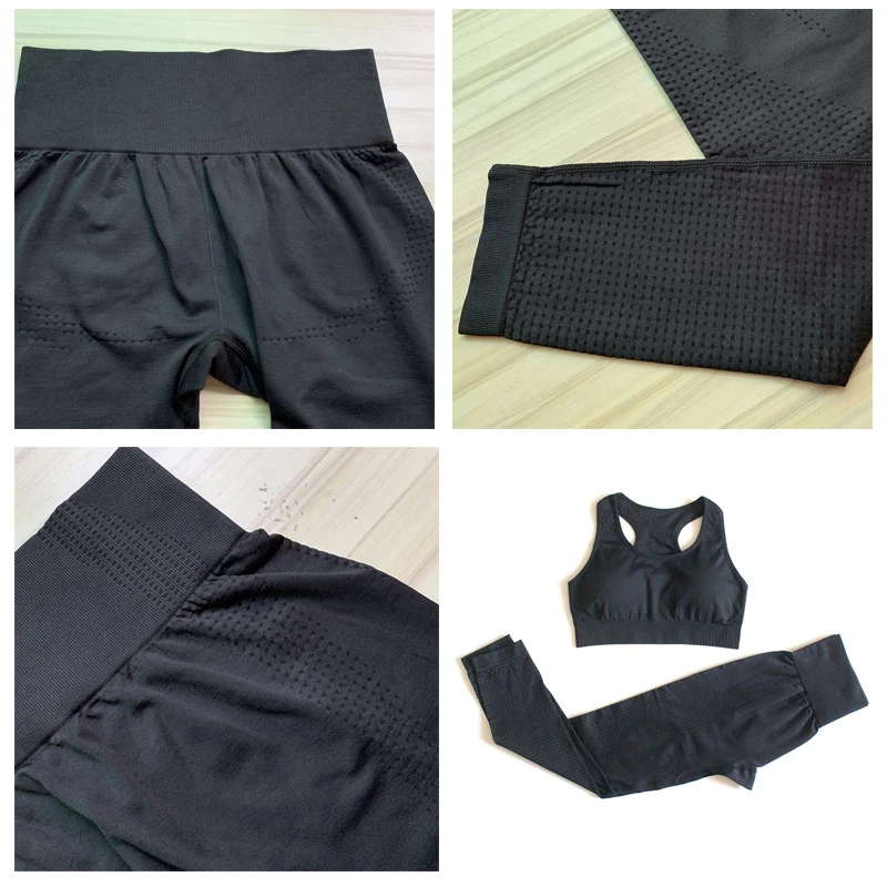 Комплект из 2 предметов комплекты для йоги женская спортивная одежда