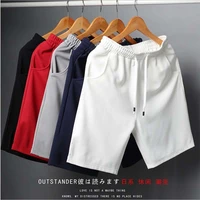 2021 new men casual breathable work pants pockets beach solid color sport shorts men short jogger shorts with pocket breathable