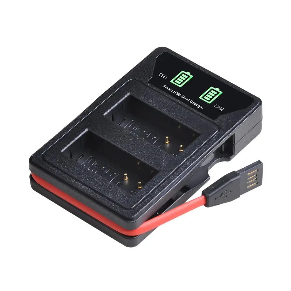 

PS-BLN1 BLN-1 PS BLN-1 LED Dual USB Charger with Type C Por for Olympus OM-D E-M1 E-M5 Mark II PEN-F E-P5 EM1 EM5 PENF EP5