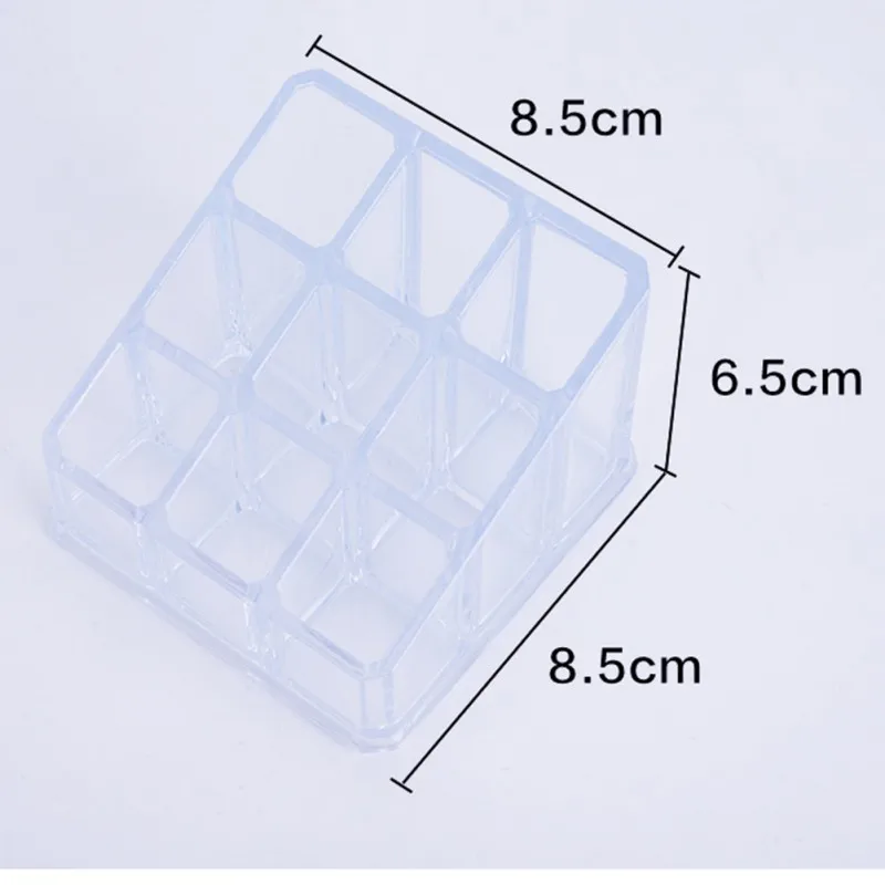 Блеск для губ инструменты кистей макияжа прозрачная акриловая коробка хранения