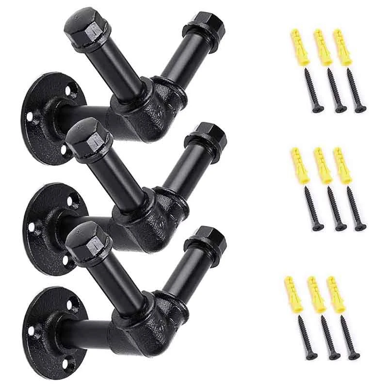 

Акция! Комплект из 3 предметов промышленная труба крюк в стену прямой-тяжелый Стиль одежда Полотенца стойки крюк настенная бытовой художест...