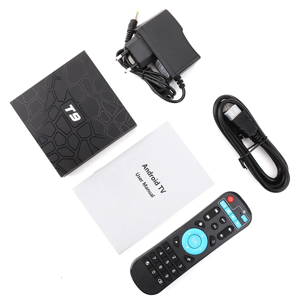 

Android TV Box Android 10.0 4GB 32GB 64GB Smart TV Rockchip 1080P H.265 4K GooglePlay 2GB 16GB media player T9 RK3318 PK H96 max