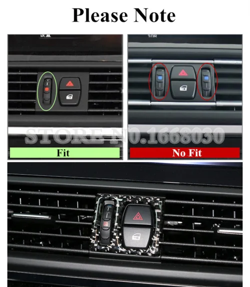 Крышка для центрального и бокового воздуховыпускного отверстия из углеродного