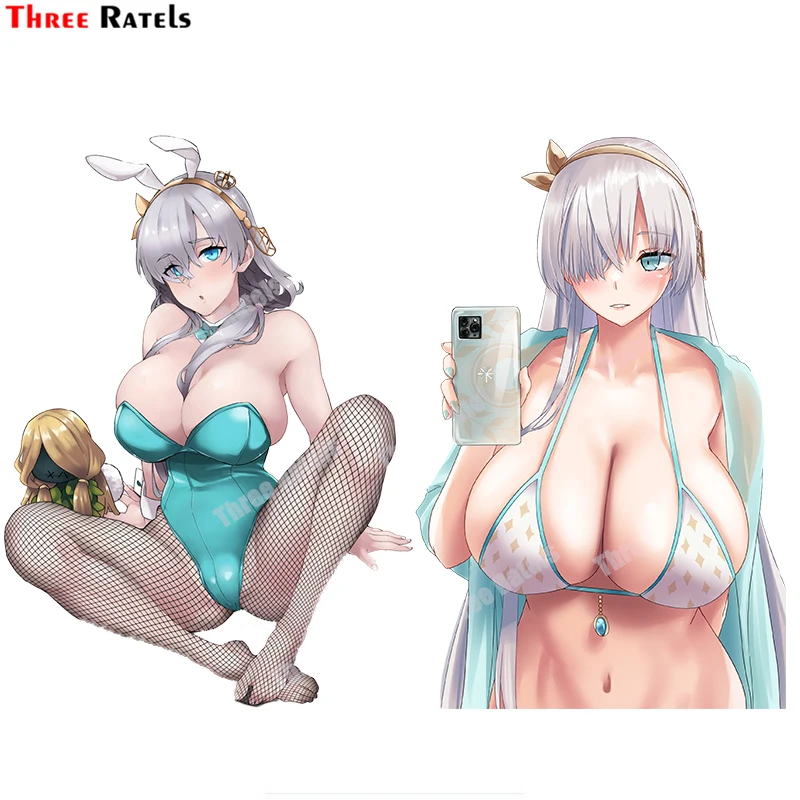 Аниме Мультяшные наклейки Three Ratels A903 Anastasia Fate для Peugeot 207 автомобильные виниловый