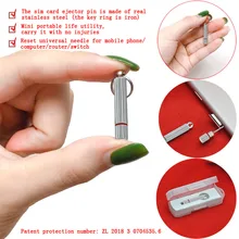 Portable Stainless Sim Card Tray Pin Eject Removal Tool Needle Opener Ejector Card Remover Tools Pin
