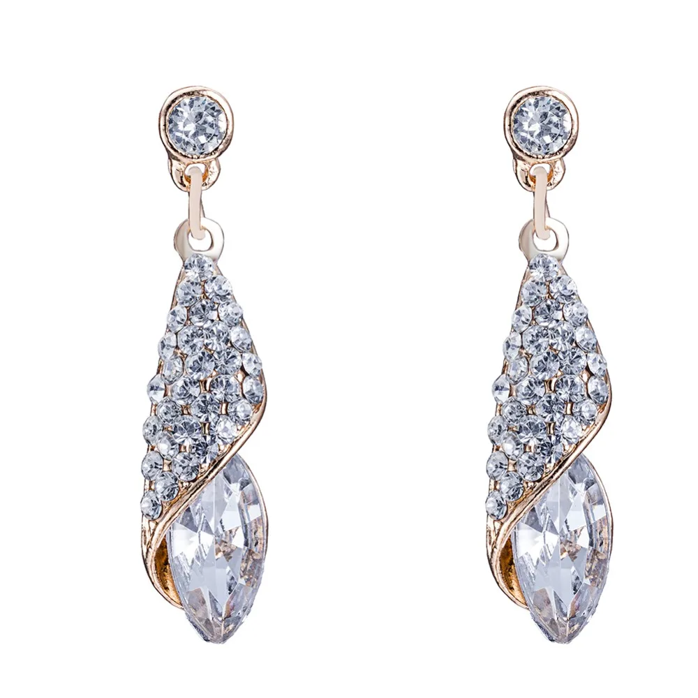 

Женские серьги-подвески из серебра 925 пробы с искусственным камнем