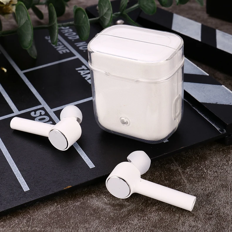 Для Xiao mi AirDots Pro Чехол Мультяшные наушники чехол прозрачный кремний TPU Защитный чехол для Xiaomi mi Air наушники чехол funda