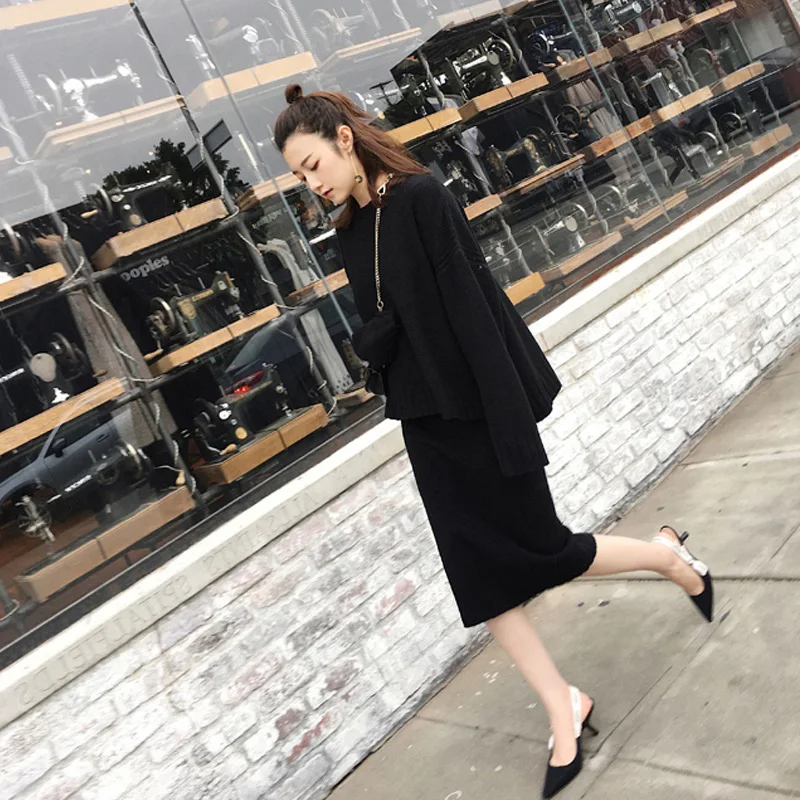 Специальное предложение 2019 осень и зима новый женский костюм модный свитер с