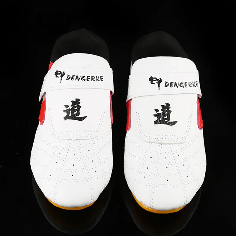 Дышащие детские туфли для тхэквондо обувь боевых искусств карате кунг фу белая