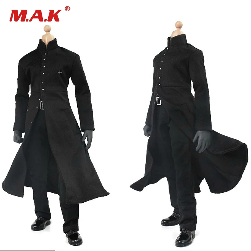 CC263 1:6 Scale wired Black Coat Clothing Suits Cape with Diamond Set For 12&quot Action Figure Male Nude Body | Игрушки и хобби
