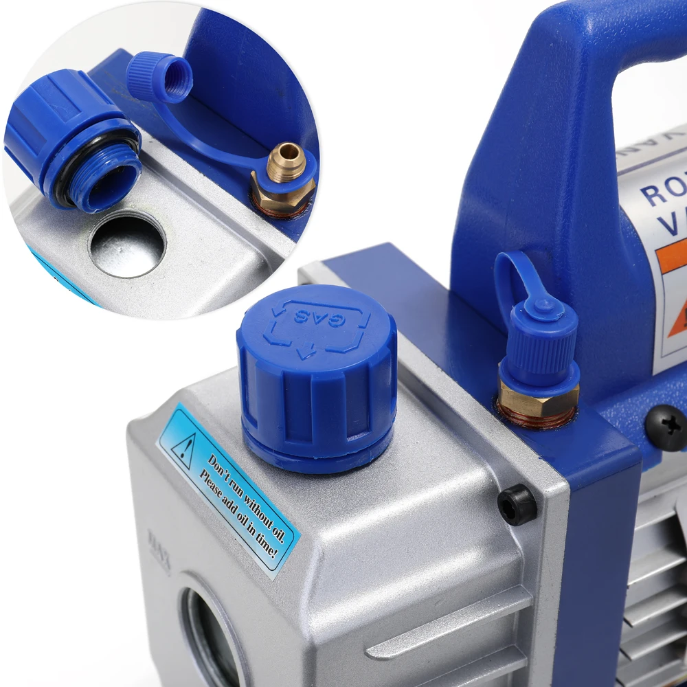 

Aluminum Alloy Electric Single-stage Rotary Vane Vacuum Pump Refrigeration Maintenance Automotive Vacuum Pumps Oil Mirror Window