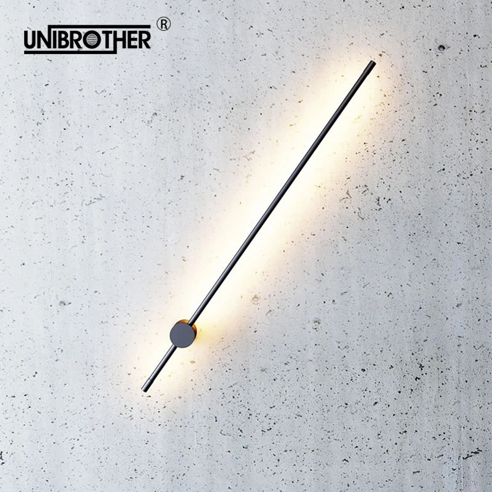 Простой светодиодный настенный светильник Современный домашний декор освещение