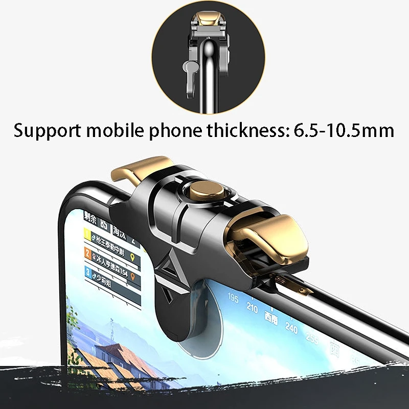 Для iPhone Android Мобильный игровой контроллер для PUBG геймпад триггер Кнопка цель L1R1