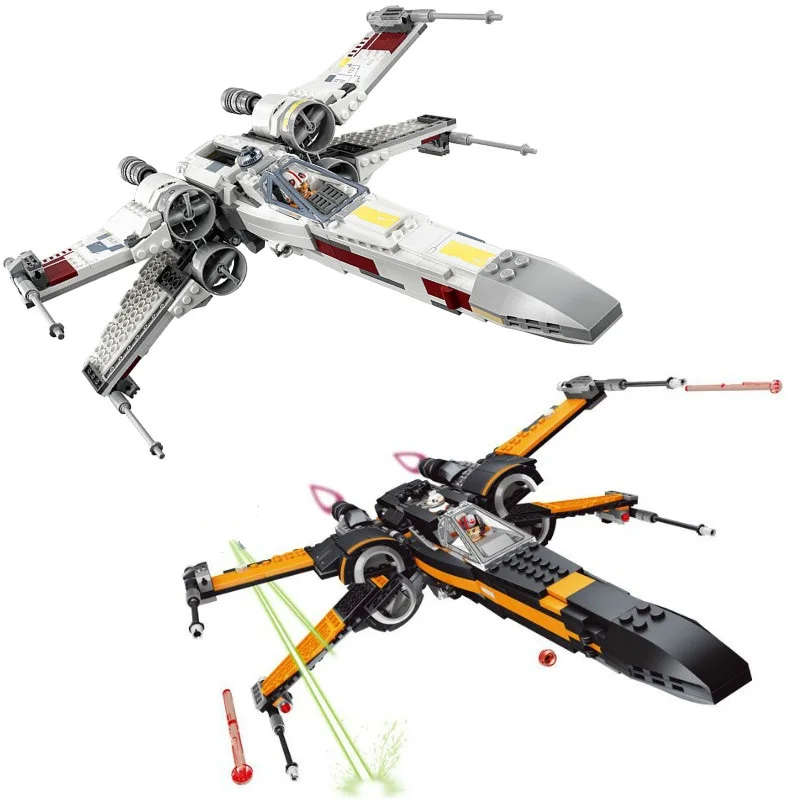 Звездные войны X крыло звезда Poe галстук боец Строительные блоки Совместимые Lepining