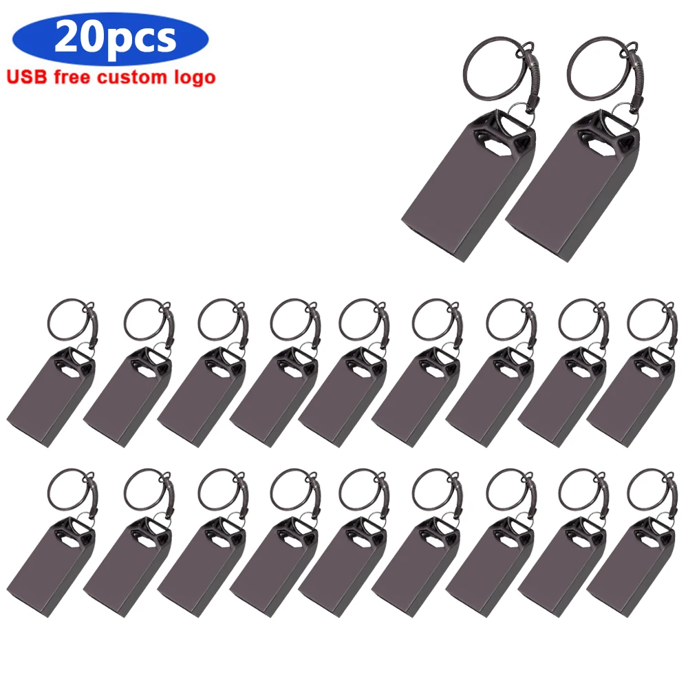 

20pcs Personalize logo usb 128gb flash drive waterproof flash drive 64gb 32gb 16gb 8gb 4gb high speed usb flash memoria usb 2.0
