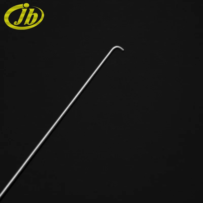 Cerumen hook gun shape 21cm stainless steel ear surgery instruments in the ear