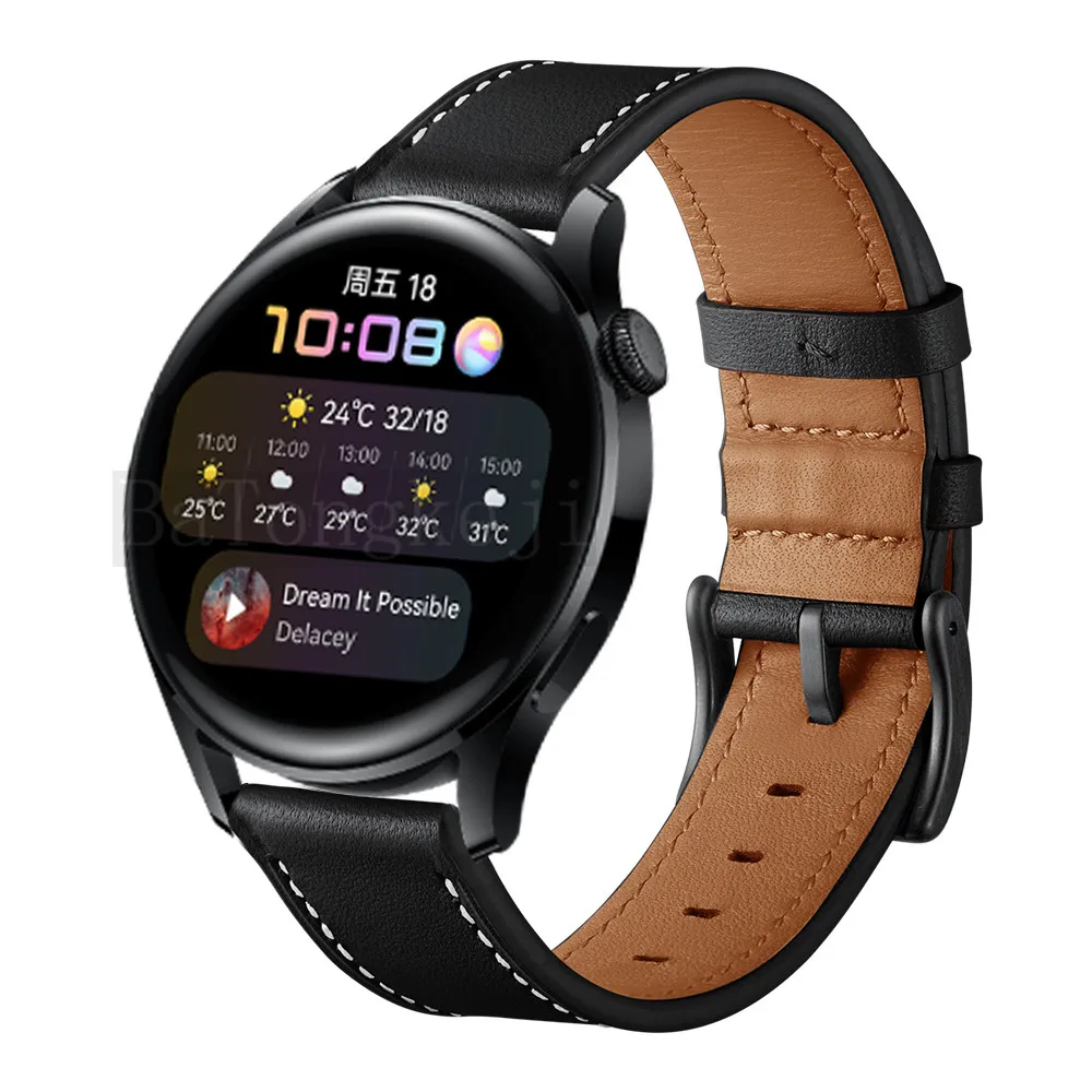 

Кожаный ремешок для Huawei watch 3 /3 pro band, сменный Браслет для умных часов Huawei watch 3 pro