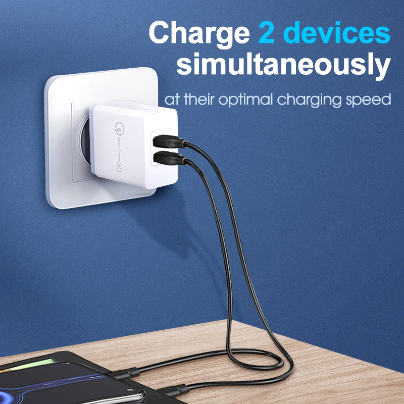 

Suntaiho 30W USB Charger for iPhone 11 Pro Fast Wall Charger EU Adapter for Samsung Note 10 Xiaomi Huawei Mobile Phone Charger