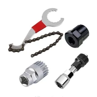 multifunctional bicycle repair tool kits portable bottom bracket wrench cassette freewheel bottom bracket bike chain remover