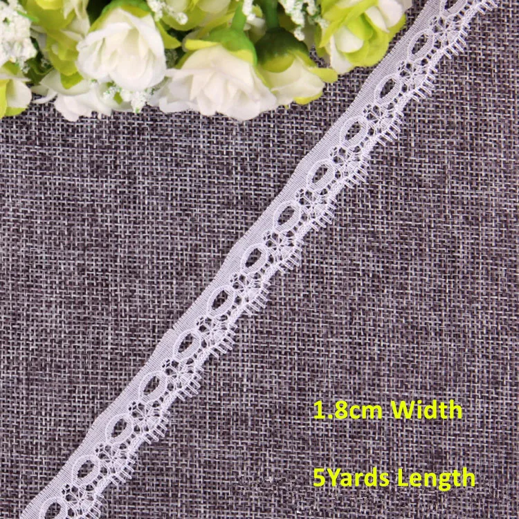 5 ярдов белая кружевная цветочная ткань сделай сам лента аксессуары подарочная