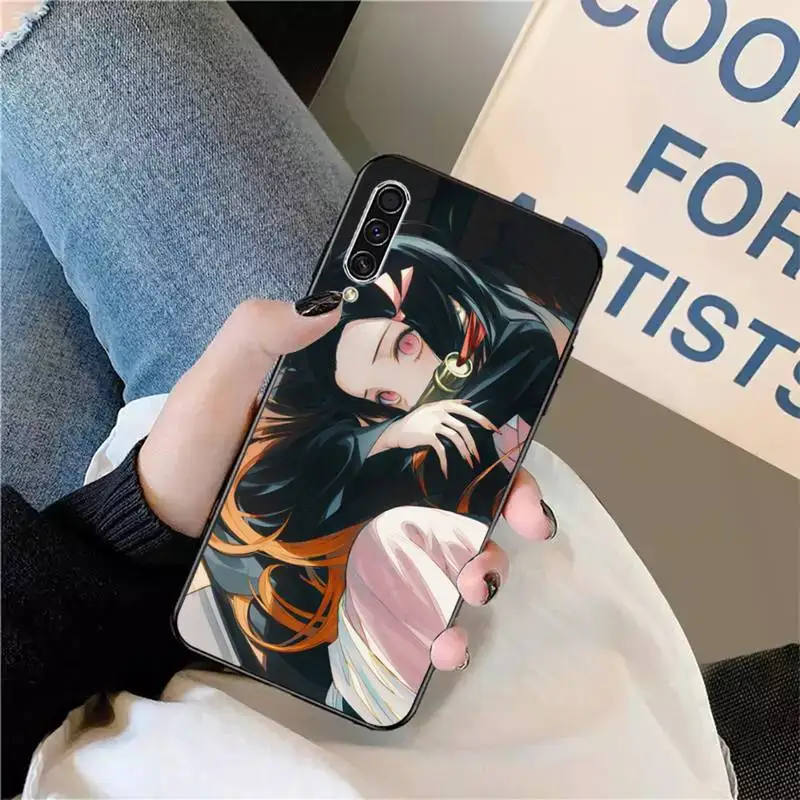 

Kamado Nezuko Kimetsu no Yaiba anime Phone Case For Samsung galaxy S 9 10 20 A 10 21 30 31 40 50 51 71 s note 20 j 4 2018 plus