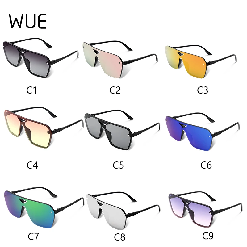

2021 New Goggle Plastic Male Driving Sports Men Dazzling Sunglasses Men Brand Designer Trendy Retro Sun Glasses oculos de sol