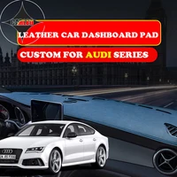 custom for audi series a3 a5 a7 s5 q2 q3 q5 q7 dashboard avoid light pad instrument platform pu leather suede insulation mat