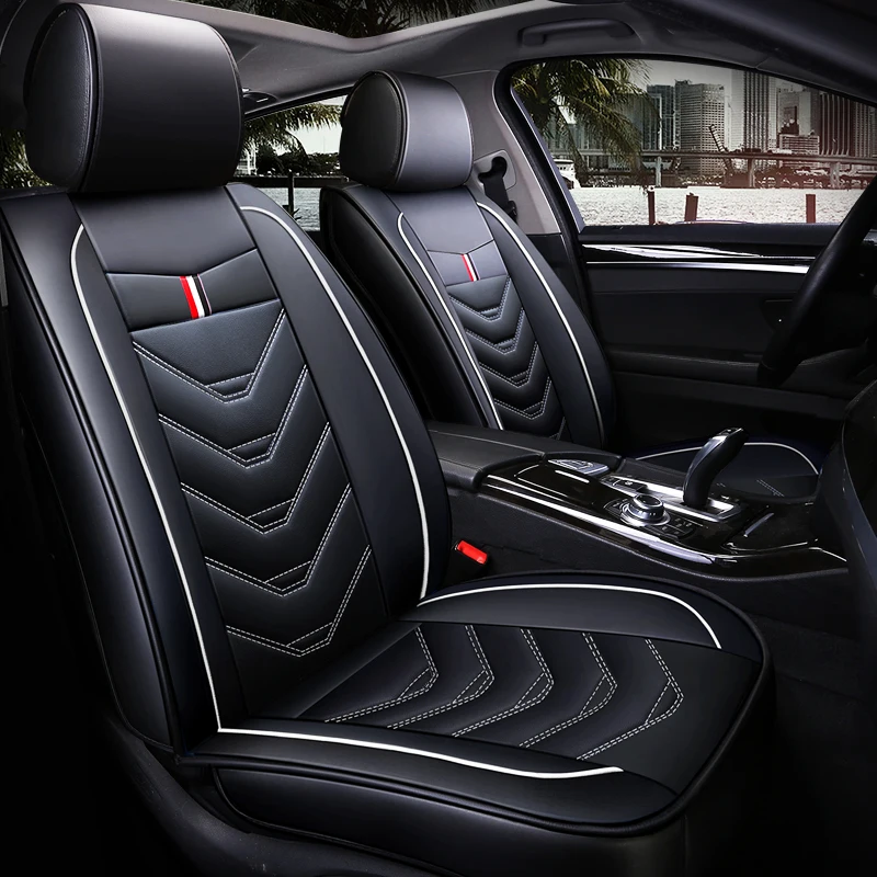 leather car seat cover for audi a3 8p a5 a8 a4 q7 q5 a6 tt mk1 all models accessories 5 seats | Автомобили и мотоциклы