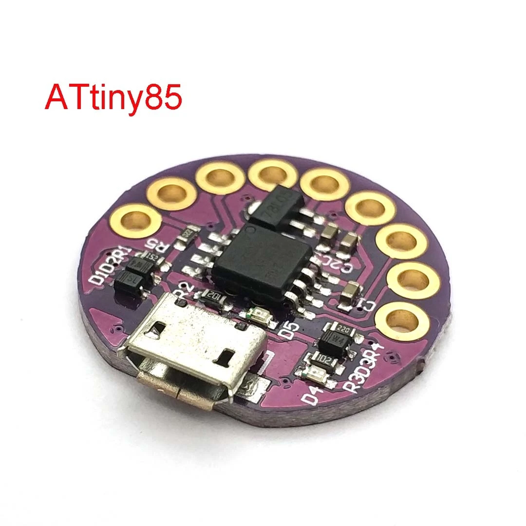Макетная плата LilyTiny LilyPad ATtiny85 с Micro USB, носимый модуль для Uno, программируемый модуль SRAM, Digispark, устройство CJMCU Nano