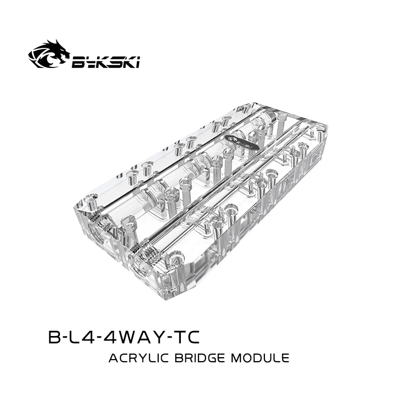 bykski graphics card gpu waterway connection adjustment bridges water block quad gpu bridge for graphics b l3 2way tc free global shipping