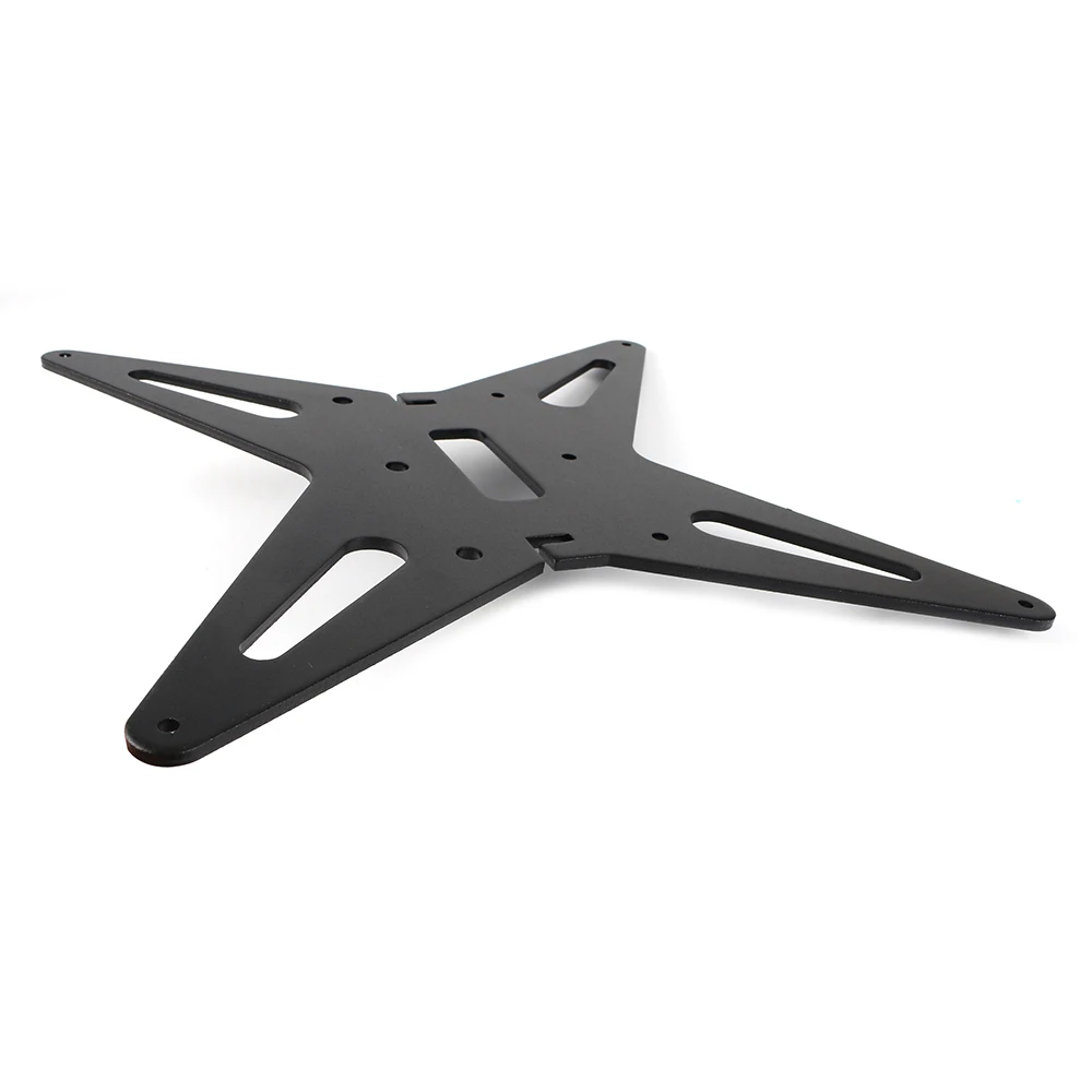 Черный обновленный CR-10, CR-10S, горячая кровать, Поддержка Y каретки, анодированная алюминиевая пластина 4 мм толщина для 300X300X400 Creality CR10 BLV