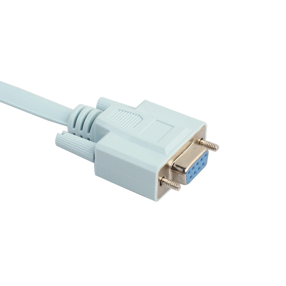 Последовательный кабель для консоли Ethernet 5ft 9Pin DB9 RS232 к RJ45 Cat5 переворот Cisco
