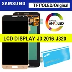 ЖК-дисплей Super AMOLED для Samsung, экран с дигитайзером сенсорного экрана для Samsung Galaxy J3 2016, J320, J320A, J320F, J320P, J320M, J320Y, J320FN