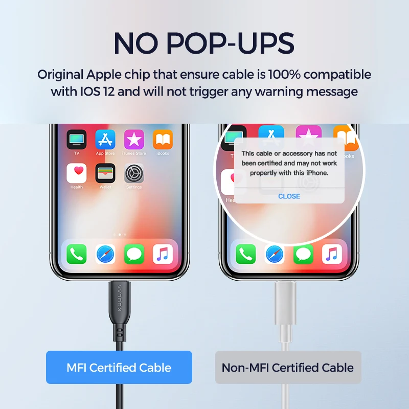 USB кабель KUULAA MFi с разъемом Lightning для iPhone 11 Pro Max X XS 8 XR 18 Вт PD быстрая зарядка Type C Macbook