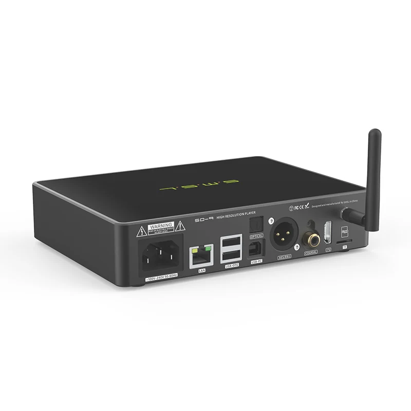 SMSL SD-9 Hi-Res MQA Full Decoding HIFI Network Bluetooth Music Player SD9 Support DSD WAV APE FLAC AIFF | Электроника