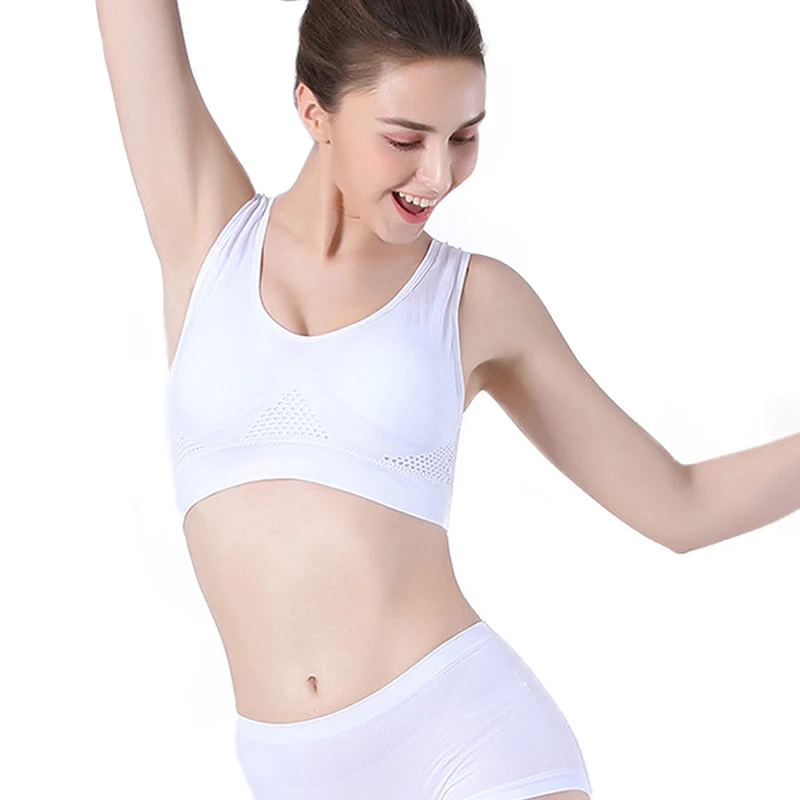 Женские Дышащие Спортивные бюстгальтеры VEQKING спортивные большого размера без