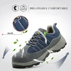 Защитная обувь для мужчин и женщин, мужские кроссовки со стальным носком, легкая рабочая обувь, дышащие защитные рабочие Промышленные кроссовки