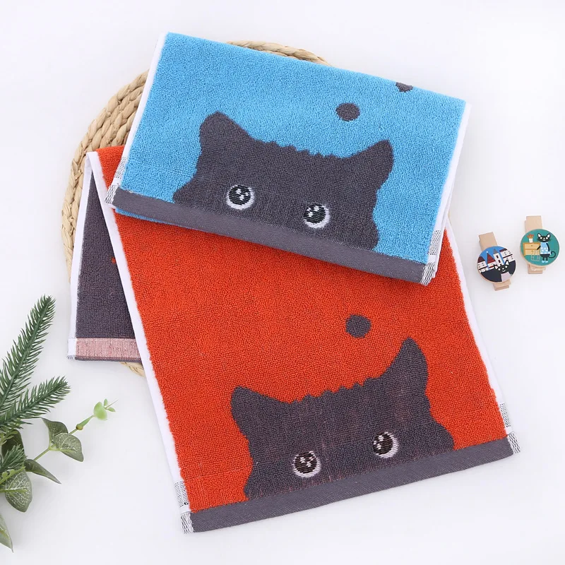 Прямые поставки от производителя детское полотенце чистый хлопок мультяшное 25*50