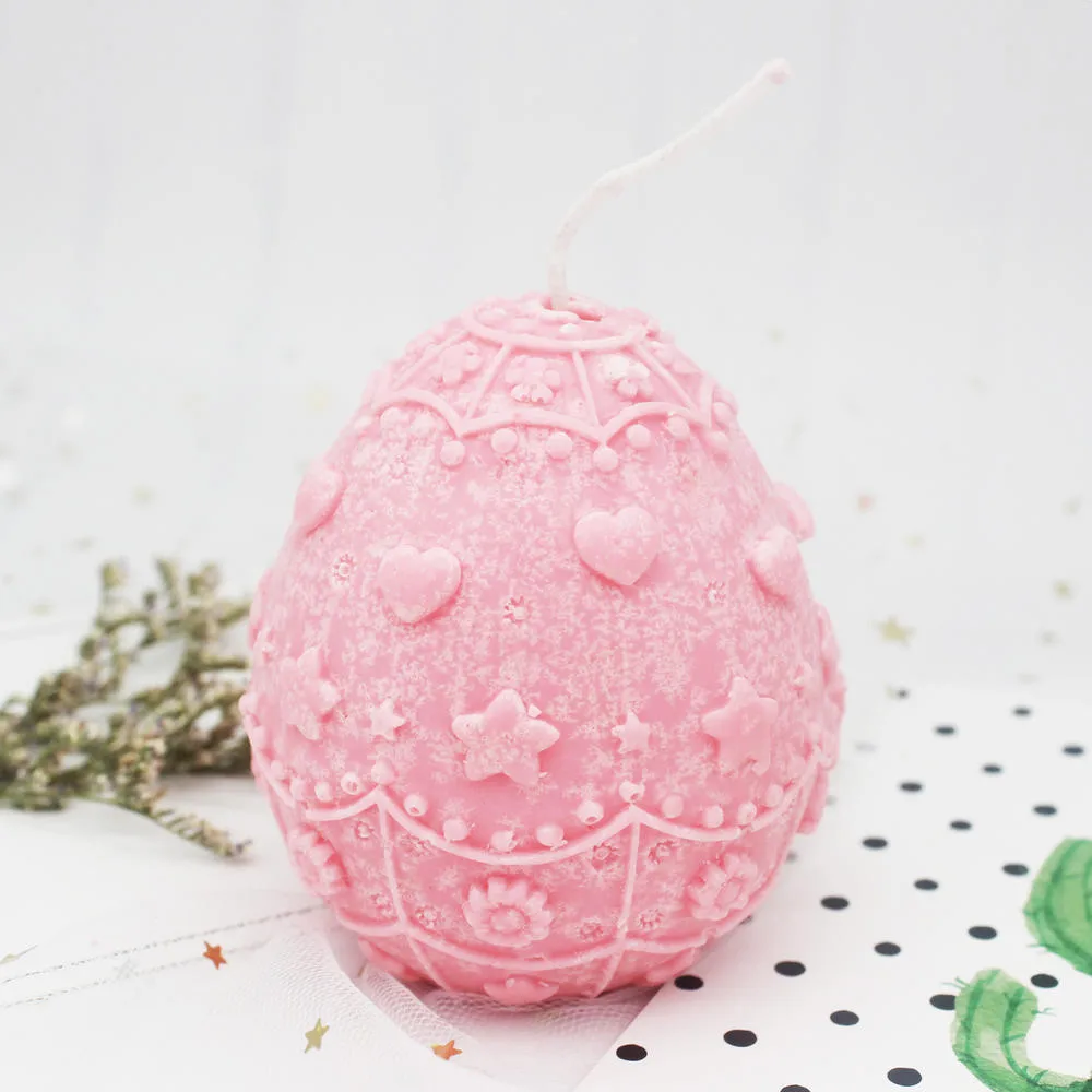

Easter Egg Rabbit Pattern Candle Mold Aroma Plaster Crafts Mould Chocolate Candy Diy Decorating Candle Clay Craft