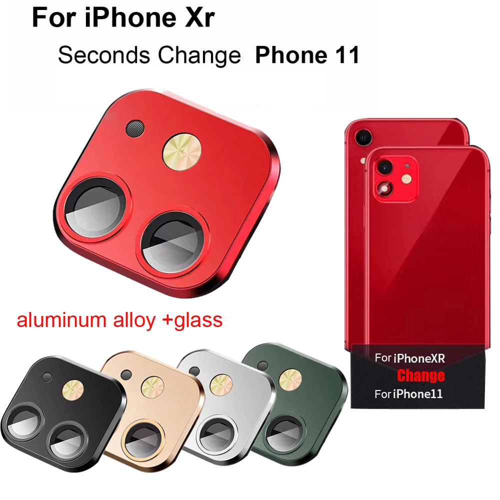 Защитная пленка для объектива задней камеры iPhone 8 XR выглядит как телефон 11
