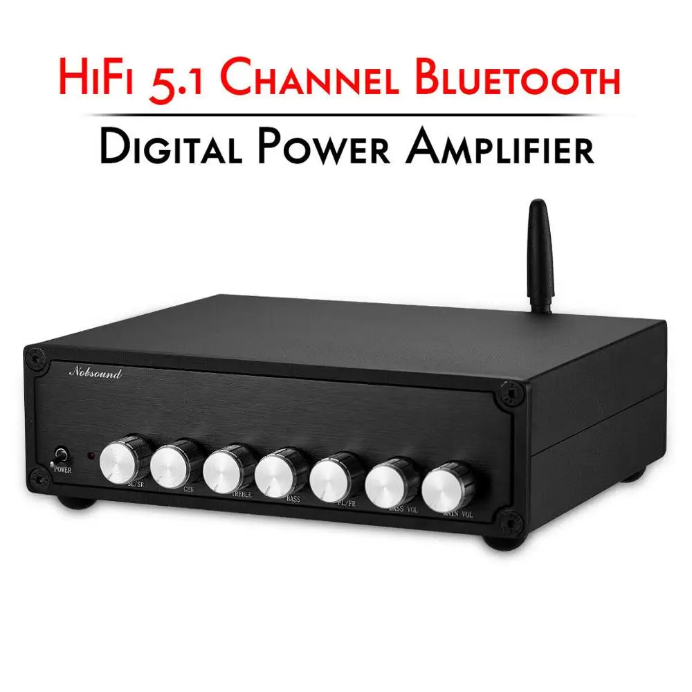 Цифровой усилитель мощности Douk Audio Hi Fi 5 1 канала Bluetooth 0 TPA3116 домашний стерео аудио