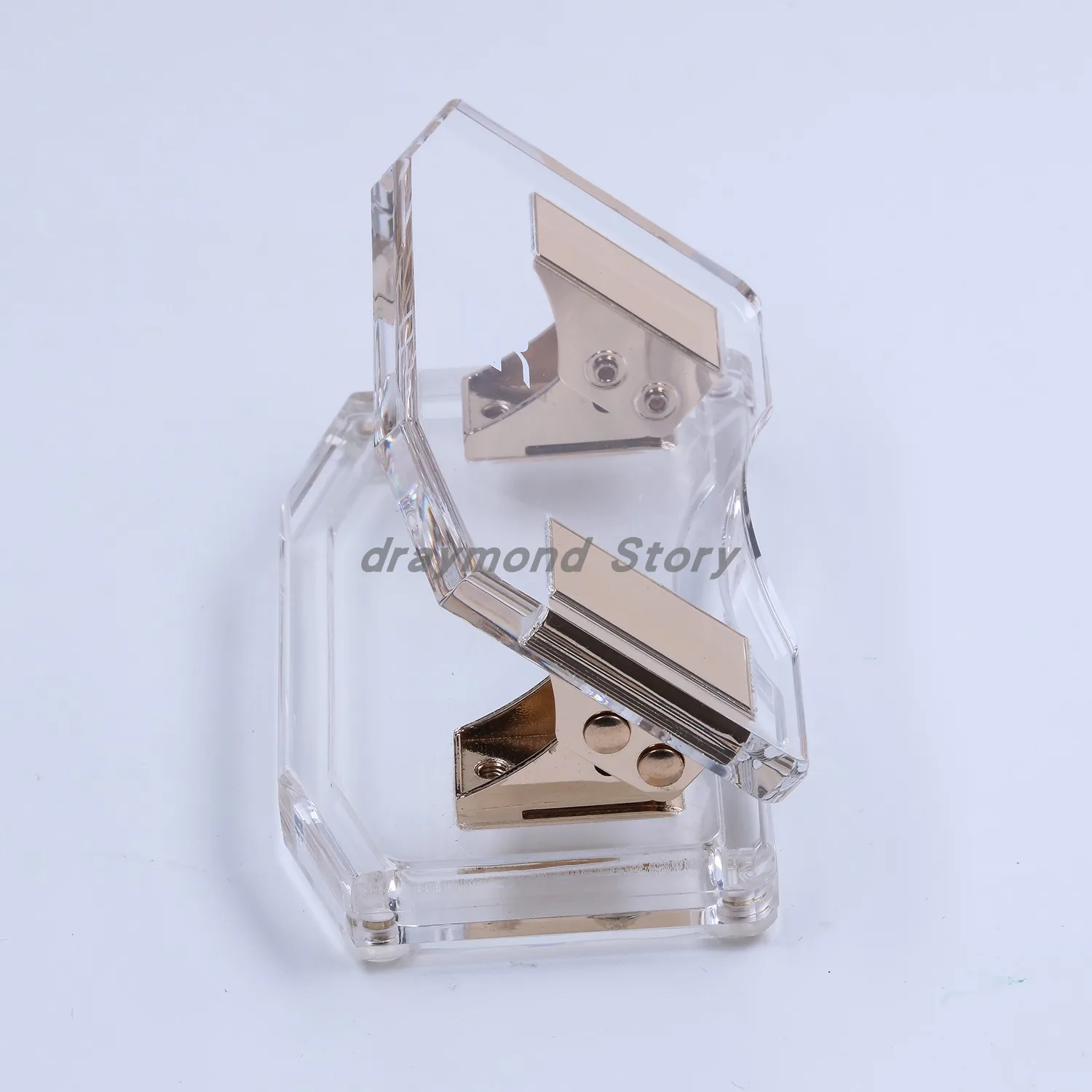 Акриловые золотые плоские стандартные Дырокол (10 листов) канцелярские