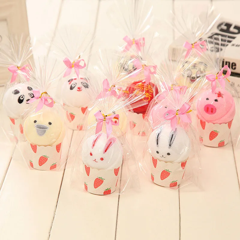 Горячая Распродажа полотенце в виде животного форме торта подарок мягкий милый