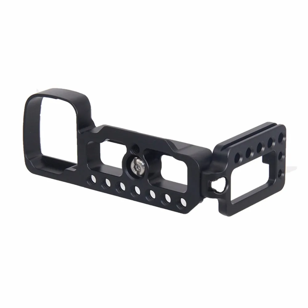 CNC алюминий вертикальная съемка Quick Release L пластина Кронштейн держатель рукоятка для sony A6400 Dslr камера Поддержка с холодным башмаком