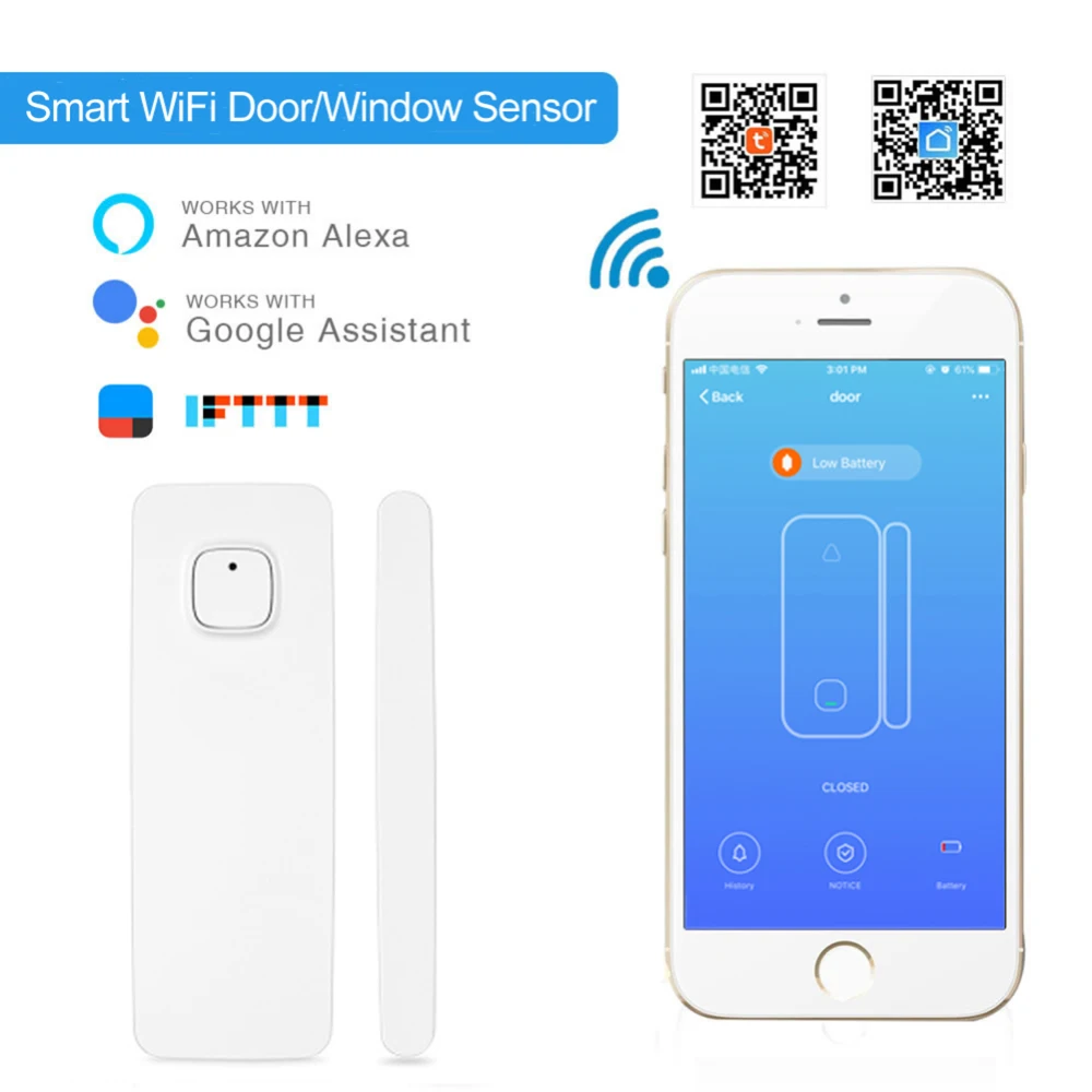Беспроводная умная система безопасности на окно дверь умный датчик зазора