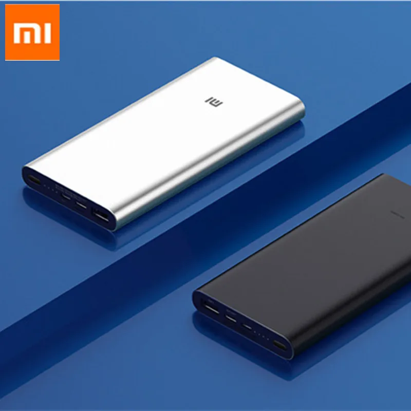 Xiaomi power Bank 10000 мАч 3 двойной USB выход s 18 Вт QC3.0 Быстрая зарядка для мобильного телефона Быстрая зарядка внешний аккумулятор