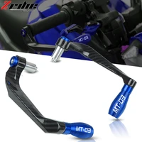 motorcycle accessories mt03 78 22mm handlebar grips guard brake clutch levers guard protector for yamaha mt 03 mt03 mt 03