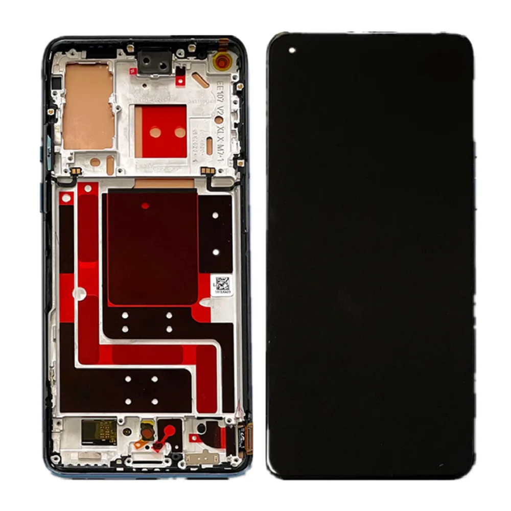 Pantalla AMOLED Original de 6,55 "para OnePlus 9, marco de pantalla LCD, montaje de digitalizador de Panel t&aacute;ctil para OnePlus 9, One Plus 9, OnePlus 9-5